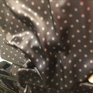 Silk charmeuse designer scarf